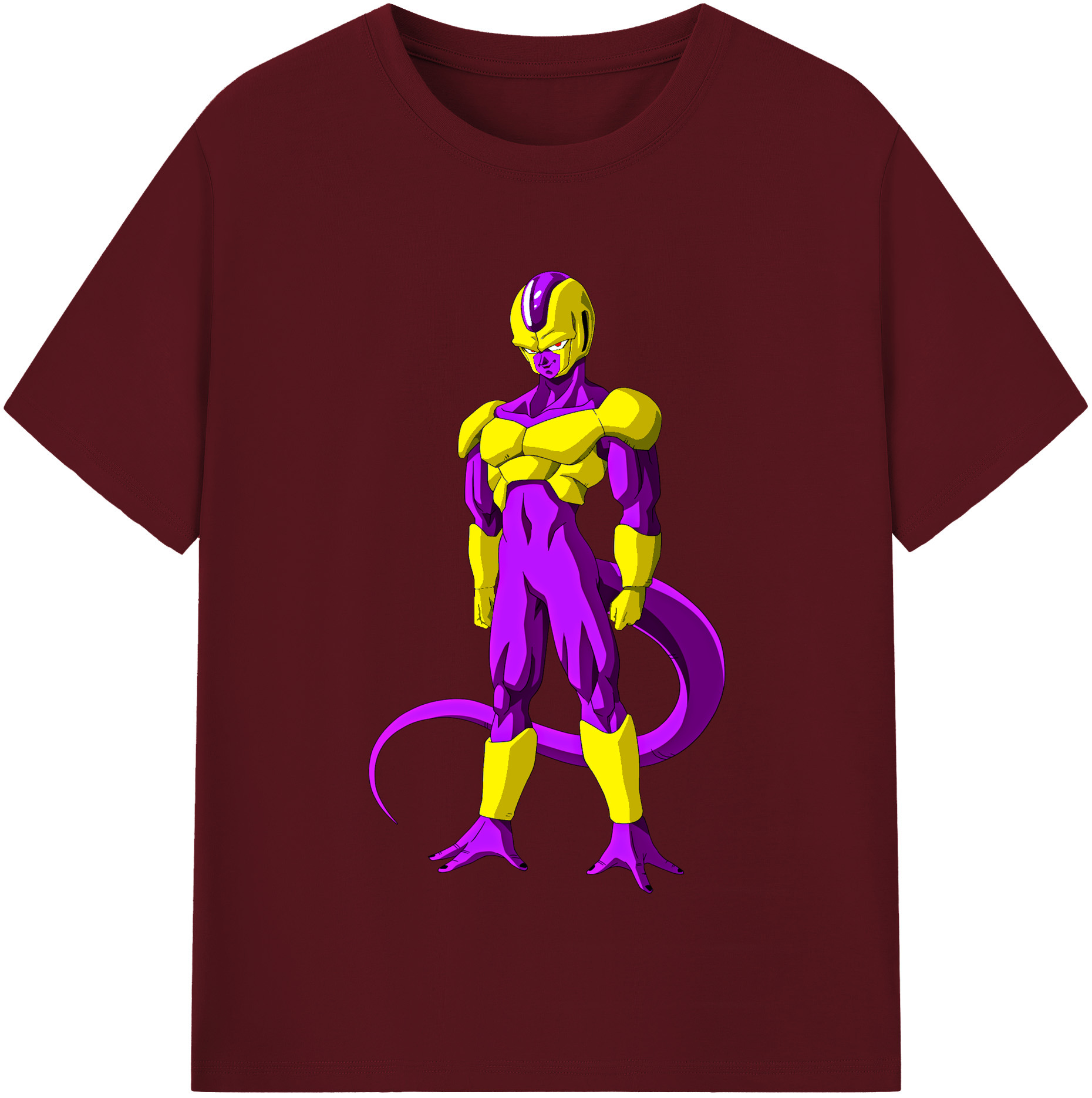 （画像用） ドラゴンボール フリーザ DRAGON BALL Frieza 綿100％半袖Tシャツ（フロントプリント）
